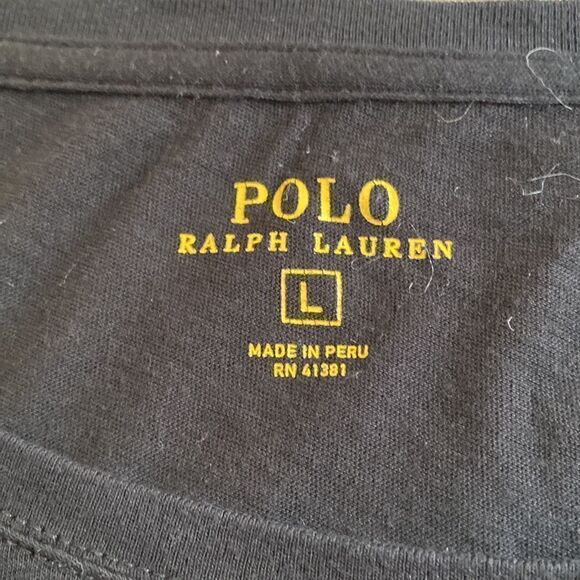 Polo Ralph Lauren Black Long Sleeve Tee - Picture 2 of 4